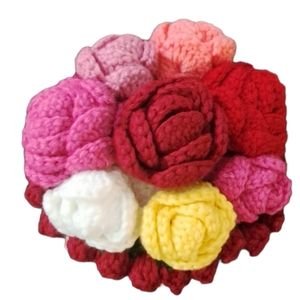 Flowers wool crafts
